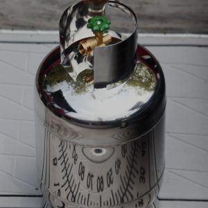 Shiny 10Kg Stainless Steel Gas Cylinder